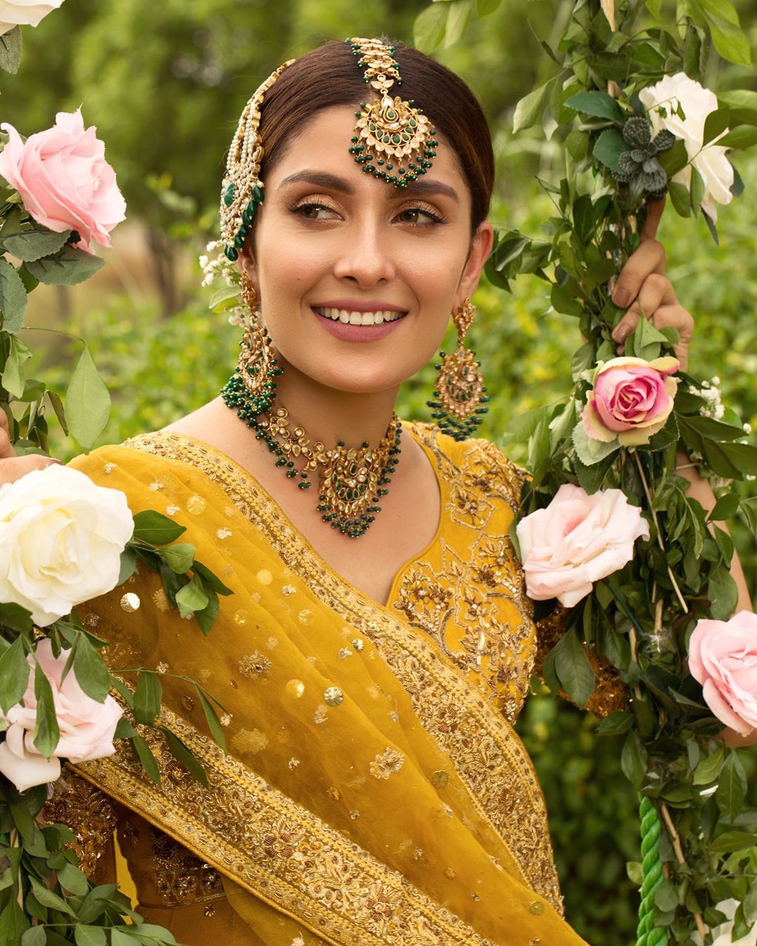 Ayeza Khan is Looking Gorgeous in Yellow Dress in Her Shoot