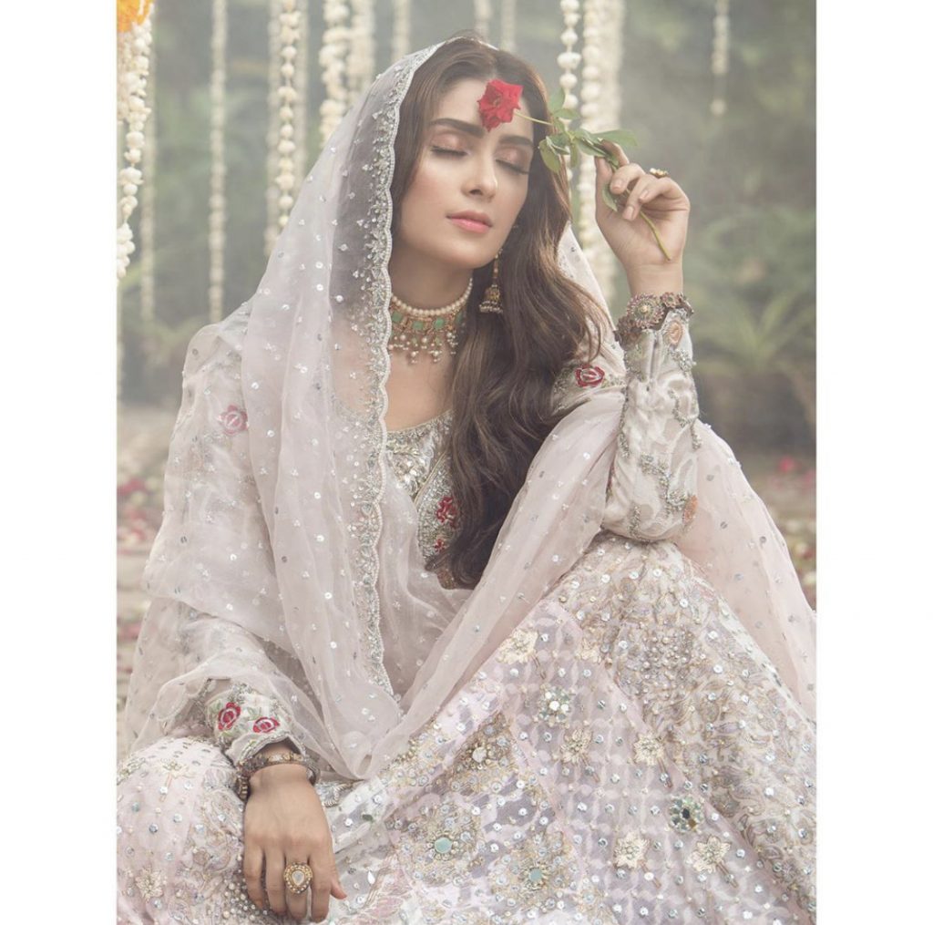 Stunning Bridal Photoshoot Of Ayeza Khan