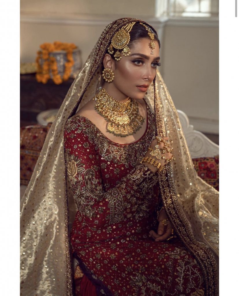 Stunning Bridal Photoshoot Of Ayeza Khan