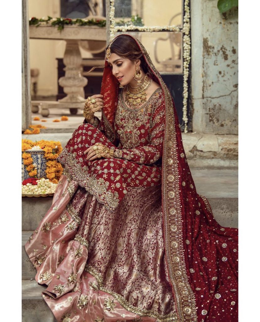 Stunning Bridal Photoshoot Of Ayeza Khan