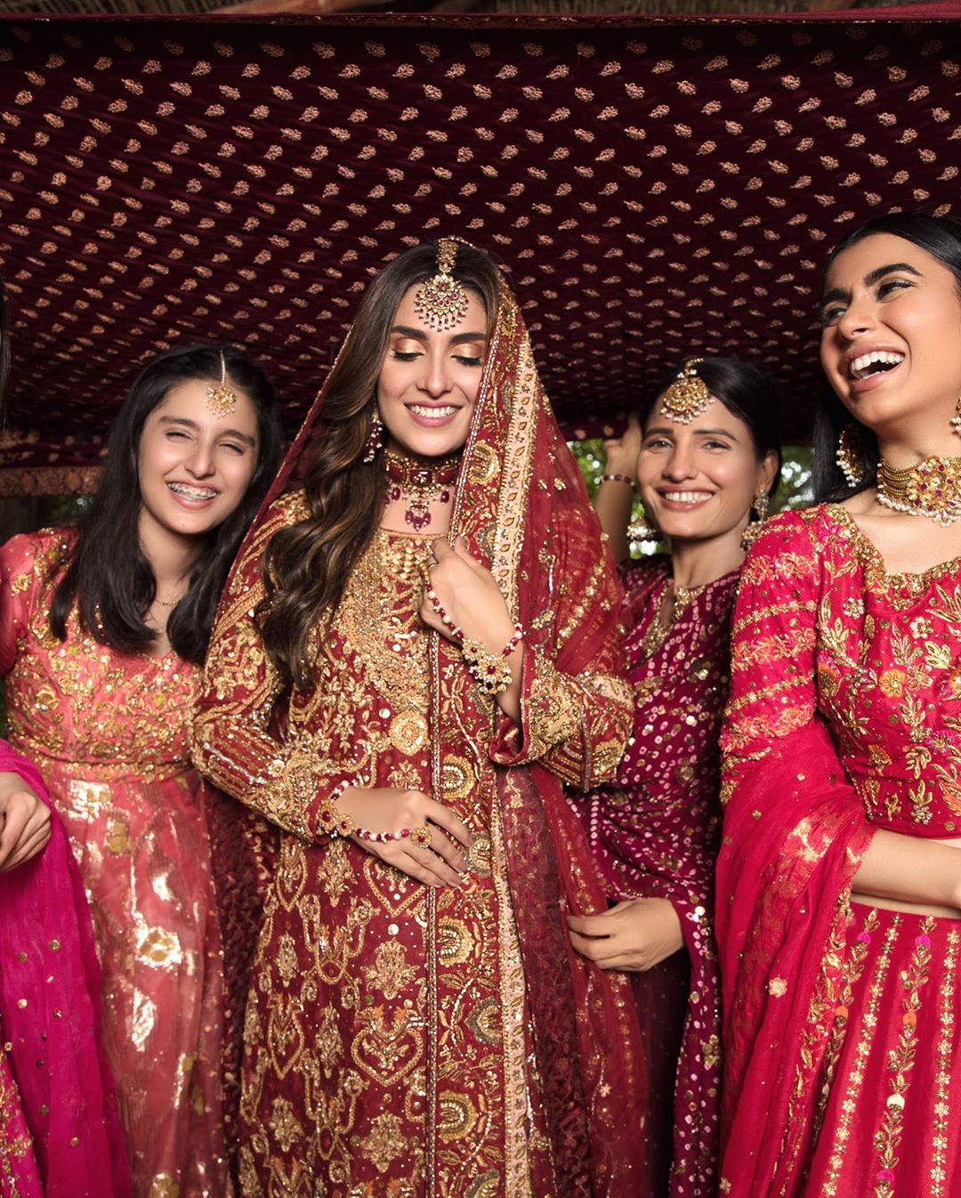 Ayeza Khan is Looking Stunning in Recent Bridal Dress Photo Shoot for Ansab Jahangir