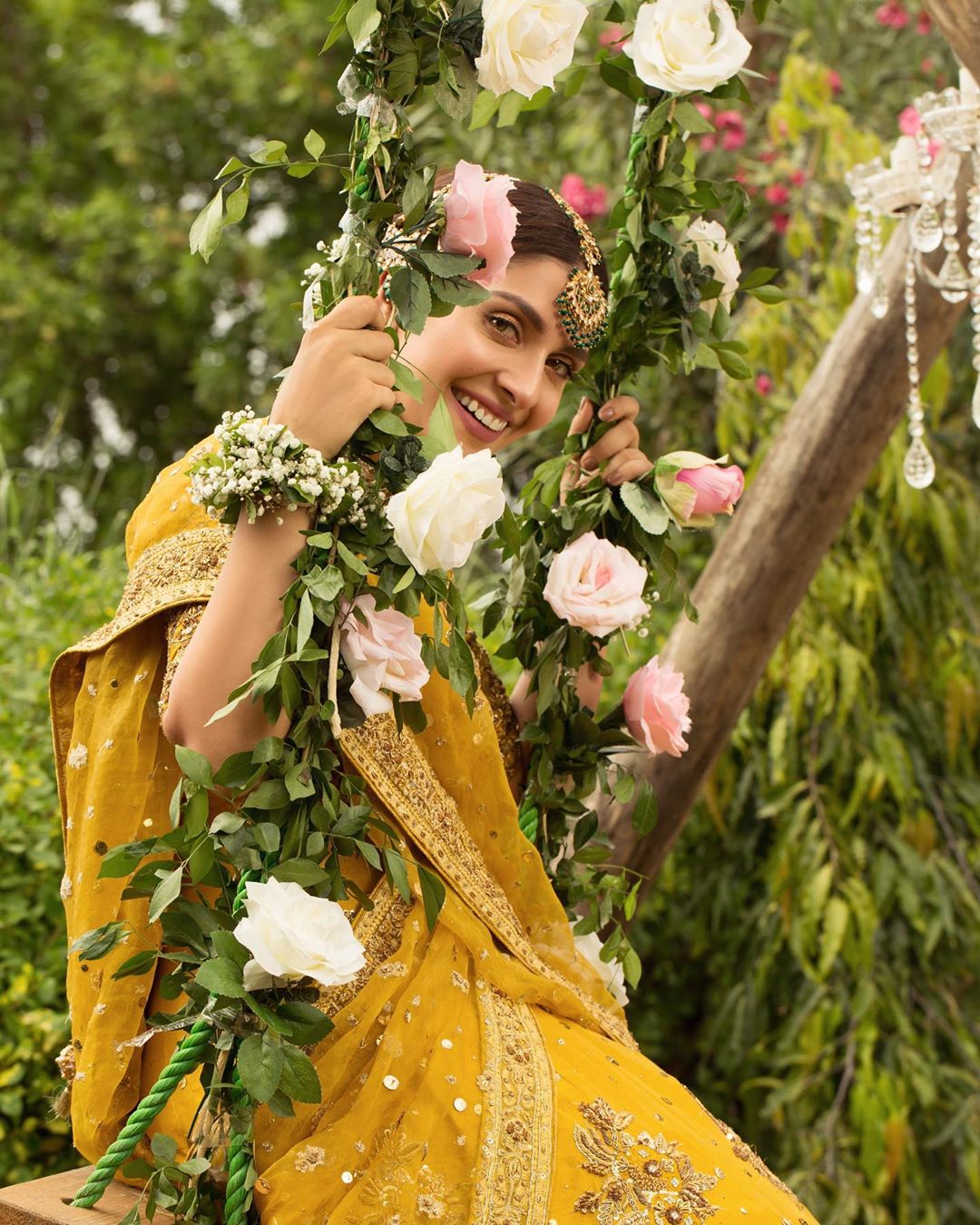 Ayeza Khan is Looking Gorgeous in Yellow Dress in Her Shoot