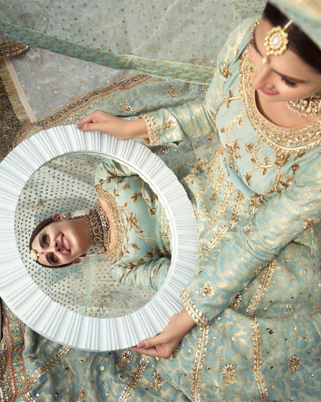 Ayeza khan hotsell nikkah dress