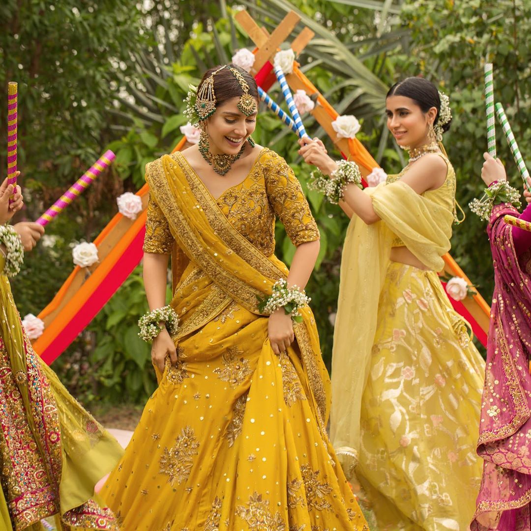 Ayeza Khan is Looking Gorgeous in Yellow Dress in Her Shoot