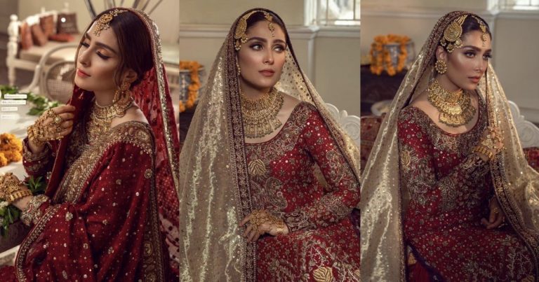 Stunning Bridal Photoshoot Of Ayeza Khan