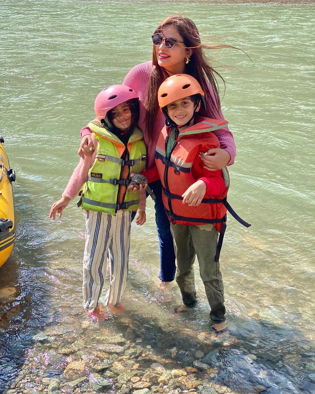 Fashion Designer Faiza Saqlain Family Pictures from Hunza Family