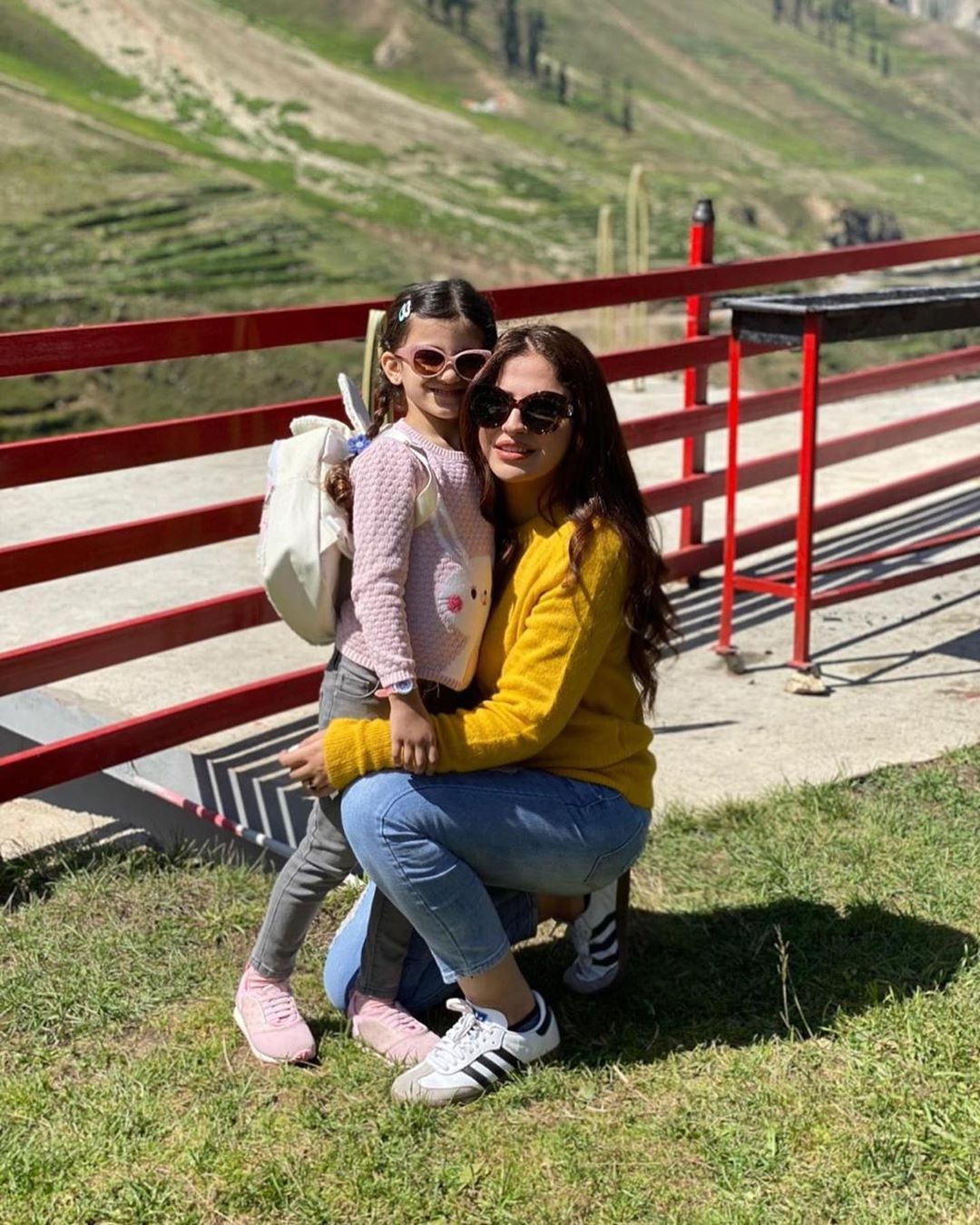 Fashion Designer Faiza Saqlain Family Pictures from Hunza Family