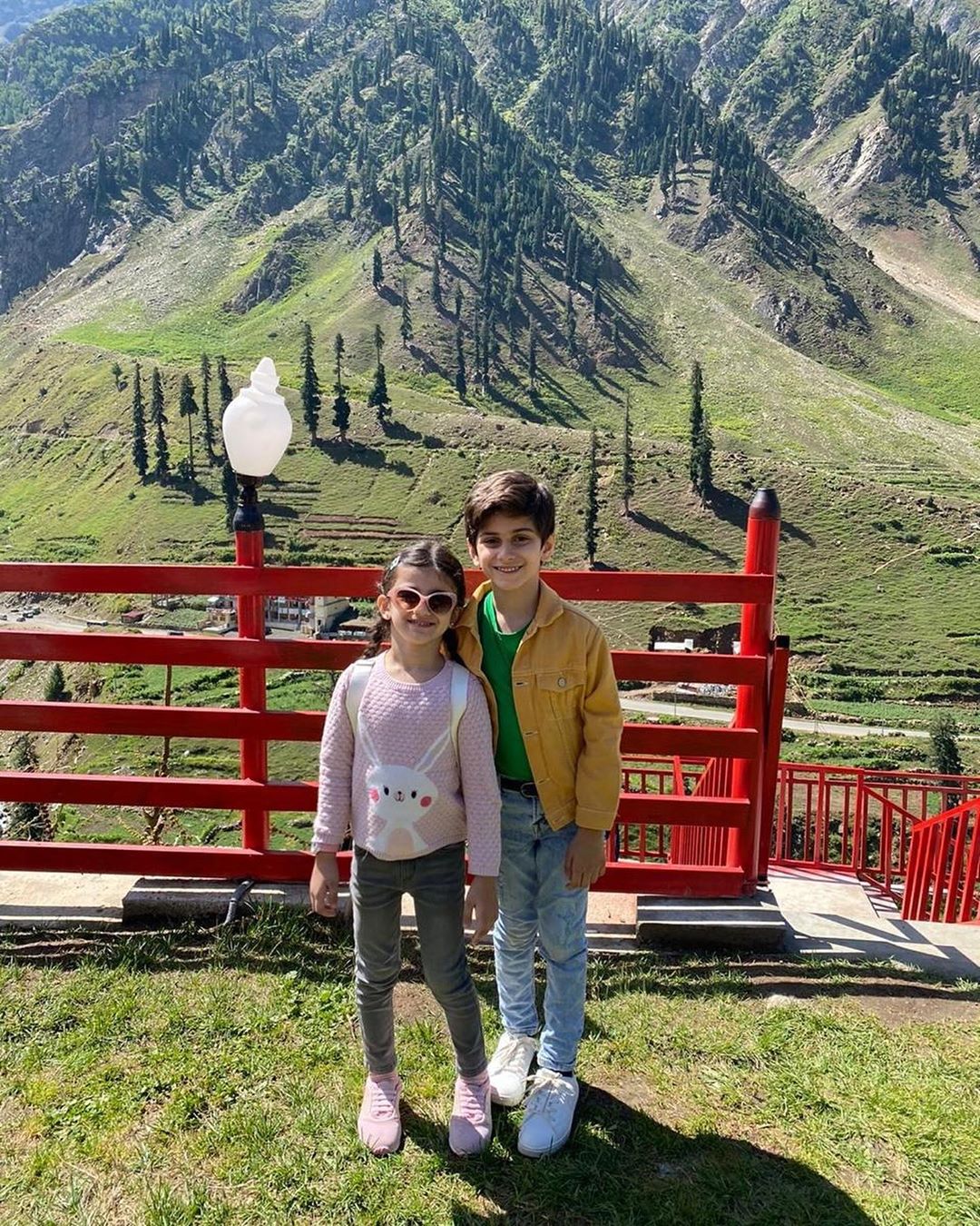 Fashion Designer Faiza Saqlain Family Pictures from Hunza Family