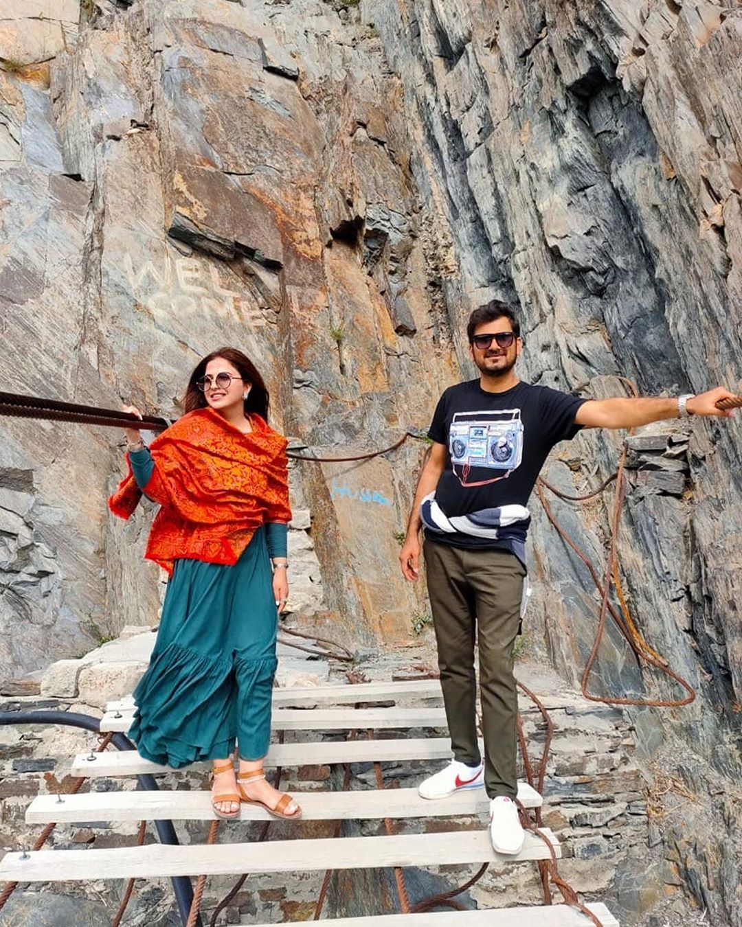 Fashion Designer Faiza Saqlain Family Pictures from Hunza Family