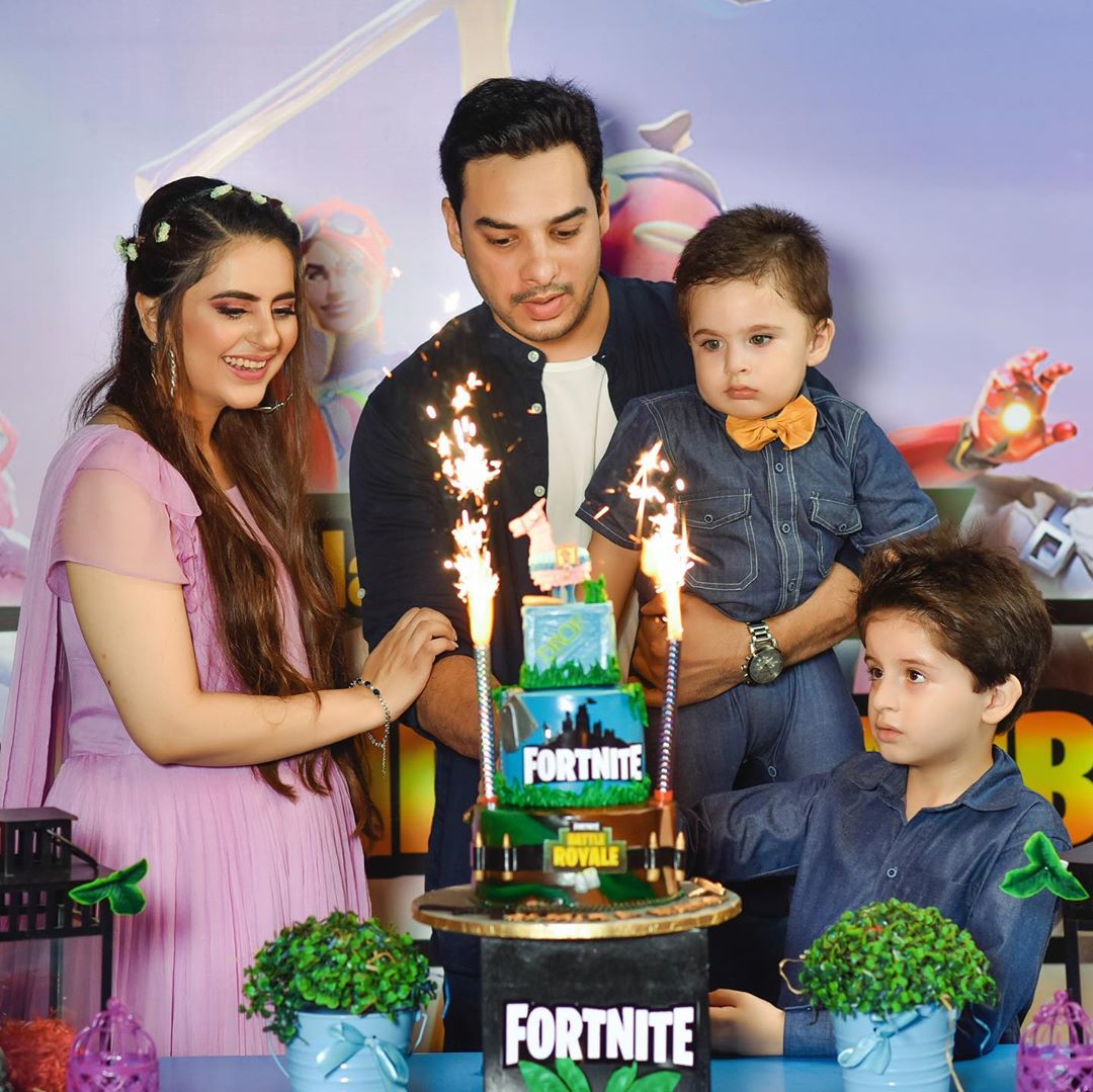 Fatima Effendi and Kanwar Arsalan Sons Almir and Mahbir’s Birthday Pictures