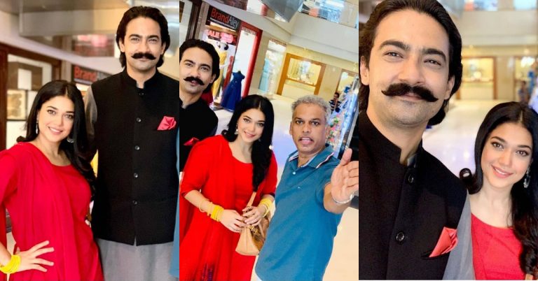 Sanam Jung and Ali Safina BTS From Their Upcoming Drama Serial