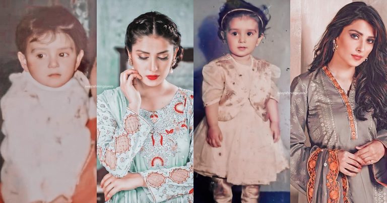 Childhood Pictures Of Ayeza Khan