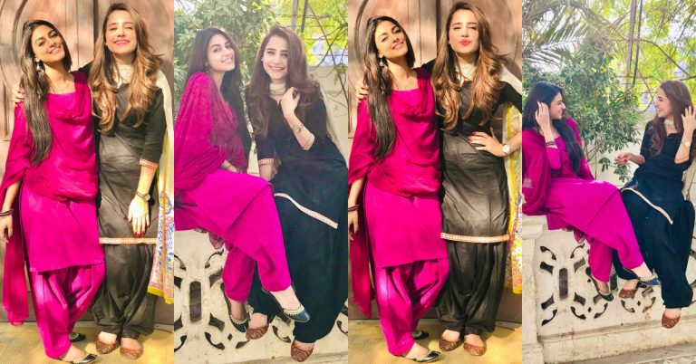 Saniya Shamshad Shares Some Throwback Pictures With Anzela Abbasi