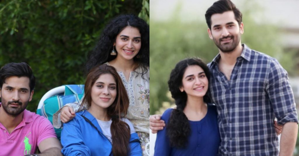 Hajra Yamin Shares Some Pictures From The Set Of Her New Project