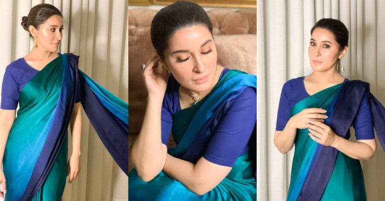 Shaista Lodhi Recently Spotted In Saree