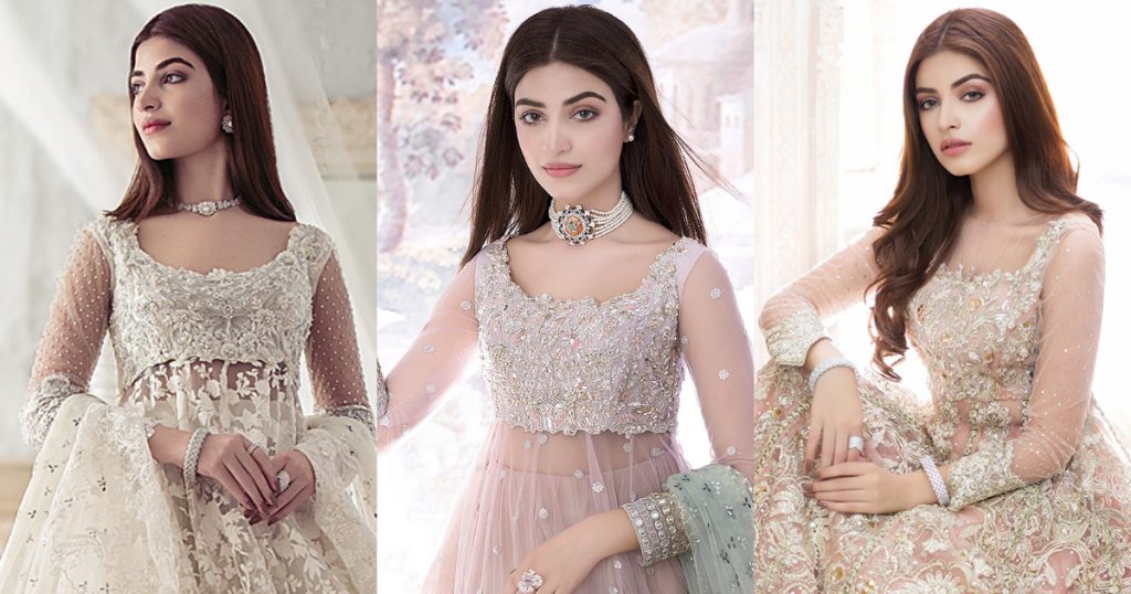 Kinza Hashmi Latest Shoot For Nikkah Collection