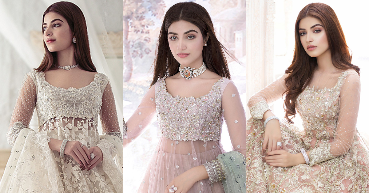 Kinza Hashmi Latest Shoot For Nikkah Collection | Reviewit.pk