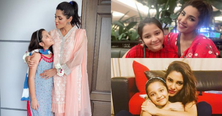 Recent Pictures Of Zhalay Sarhadi With Her Daughter