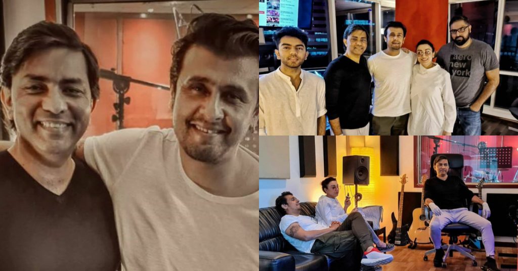 Sonu Nigam Met His Personal Favorite Singer Sajjad Ali