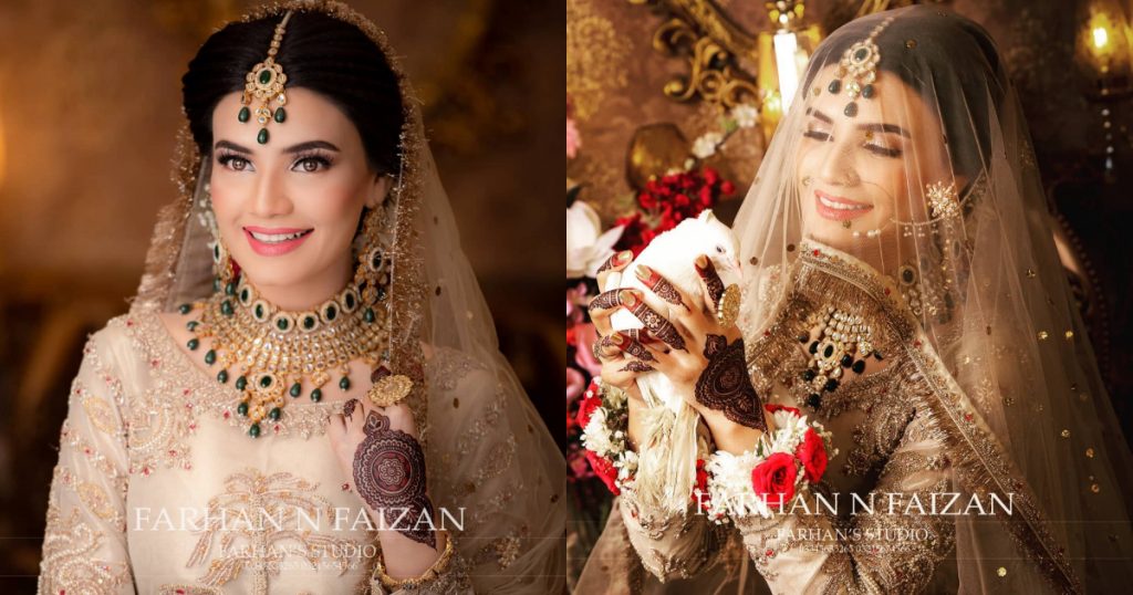 Actress Kiran Haq Beautiful Bridal Makeup Photo Shoot for Royli Salon