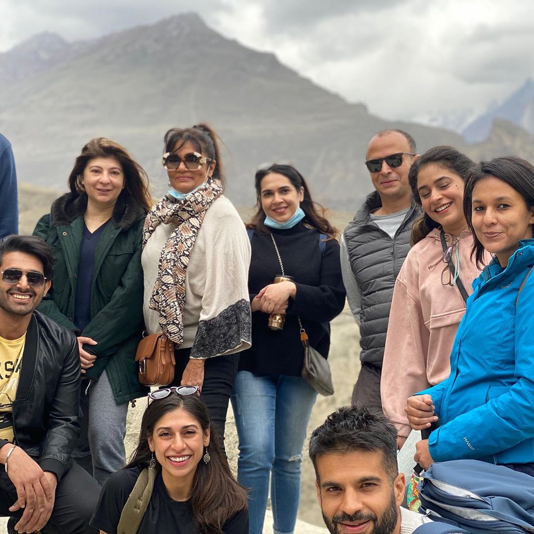 Frieha Altaf is Enjoying with Friends in Hunza