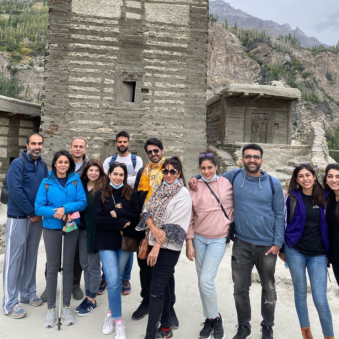 Frieha Altaf is Enjoying with Friends in Hunza