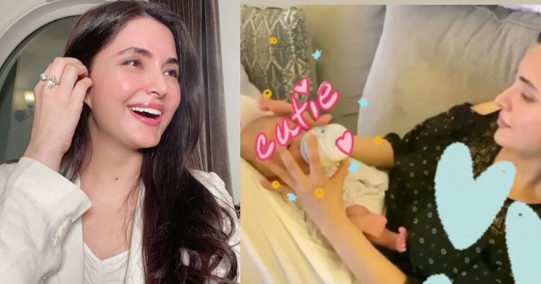 Hamza Ali Abbasi’s Sister Shared Cute Video With Nephew