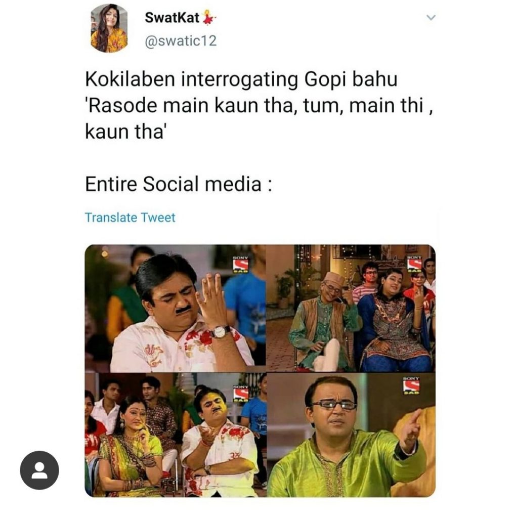 Here Are All The 'Rasode Mai Kaun Tha' Memes Which Will Make Your Day