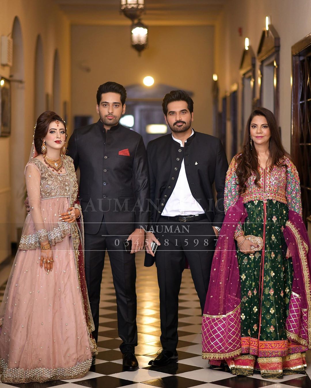Humayun Saeed Clicks with Wife From His Brother Wedding