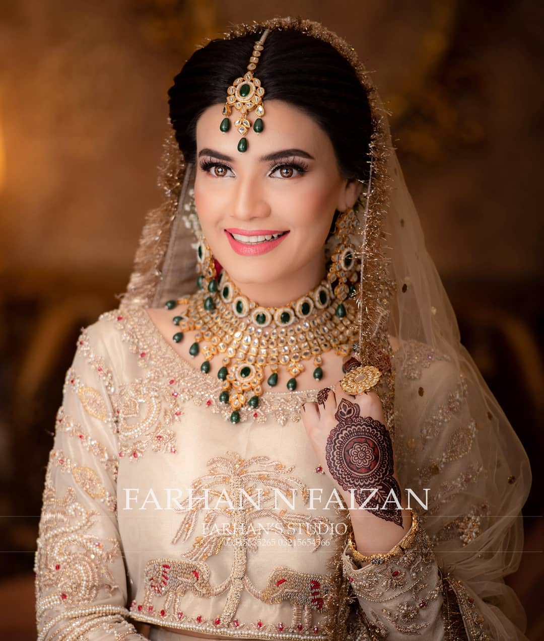 Actress Kiran Haq Beautiful Bridal Makeup Photo Shoot for Royli Salon