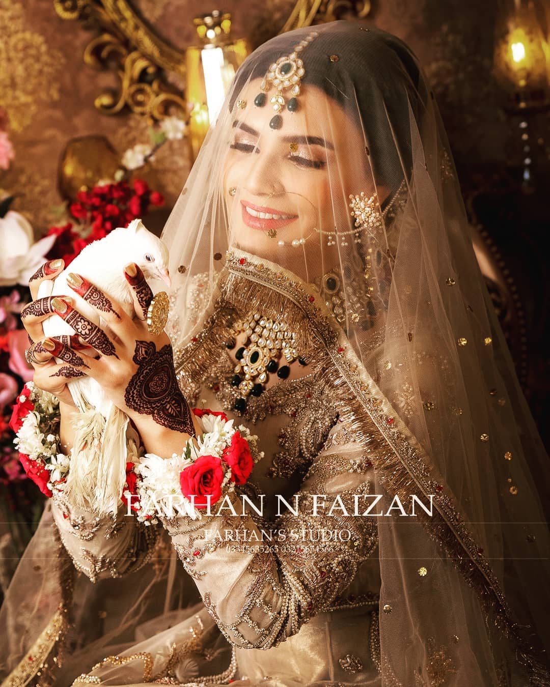 Actress Kiran Haq Beautiful Bridal Makeup Photo Shoot for Royli Salon