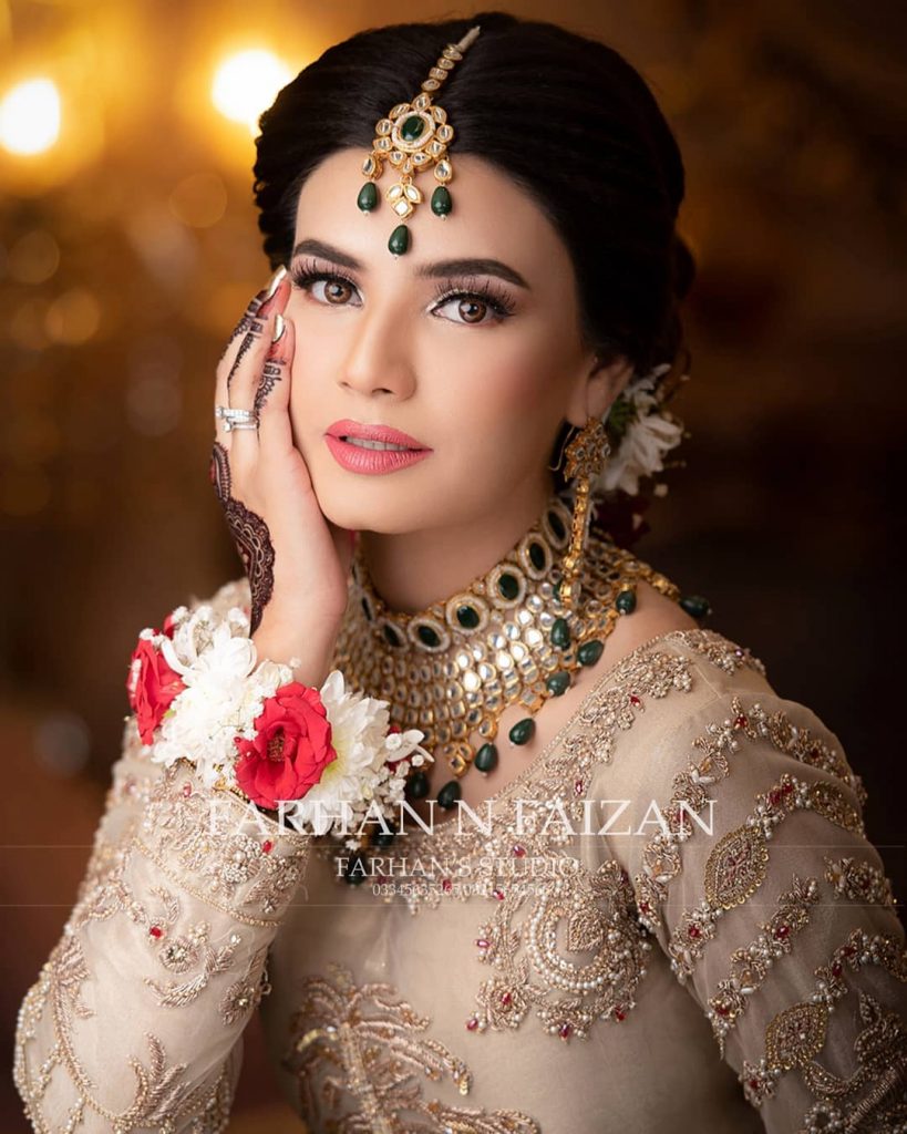 Actress Kiran Haq Beautiful Bridal Makeup Photo Shoot for Royli Salon ...
