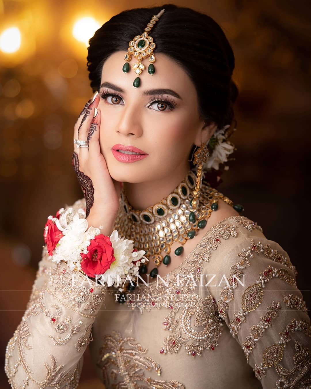 Actress Kiran Haq Beautiful Bridal Makeup Photo Shoot for Royli Salon