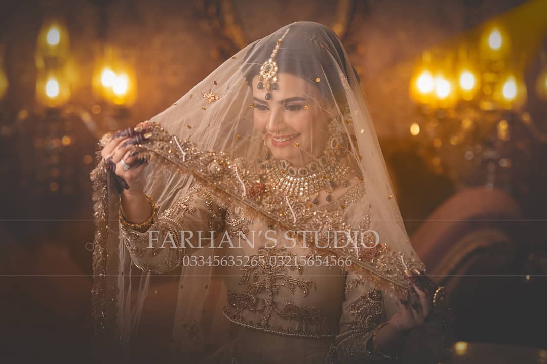 Actress Kiran Haq Beautiful Bridal Makeup Photo Shoot for Royli Salon