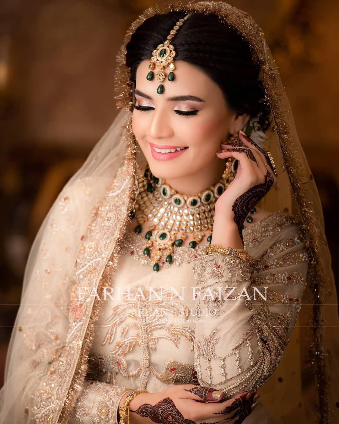 Actress Kiran Haq Beautiful Bridal Makeup Photo Shoot for Royli Salon