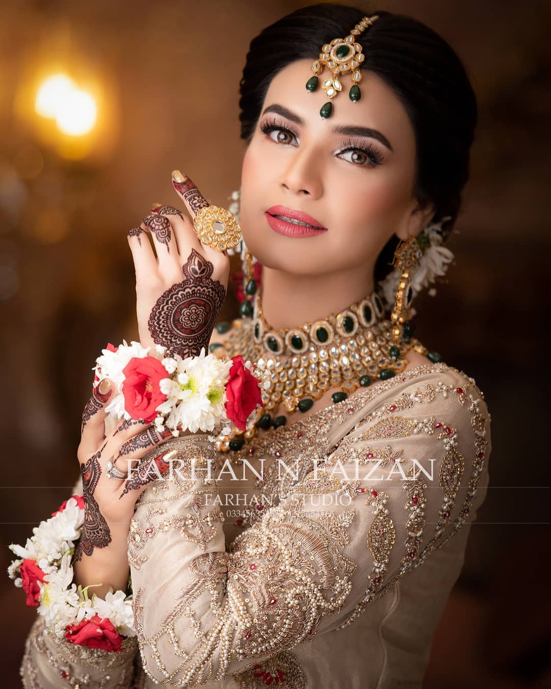 Actress Kiran Haq Beautiful Bridal Makeup Photo Shoot for Royli Salon