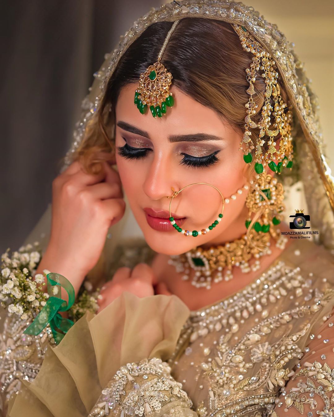 Gorgeous Kubra Khan Bridal Makeup Shoot Campaign ‎"Adaab e Nikkah” for Kanzah Beauty