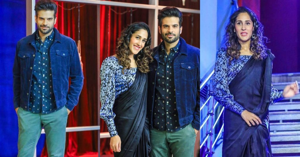 Mira Sethi, Adnan Malik Spotted On The Sets Of Bol Nights