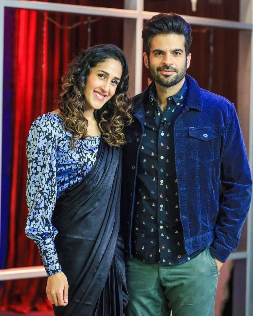 Mira Sethi, Adnan Malik Spotted On The Sets Of Bol Nights