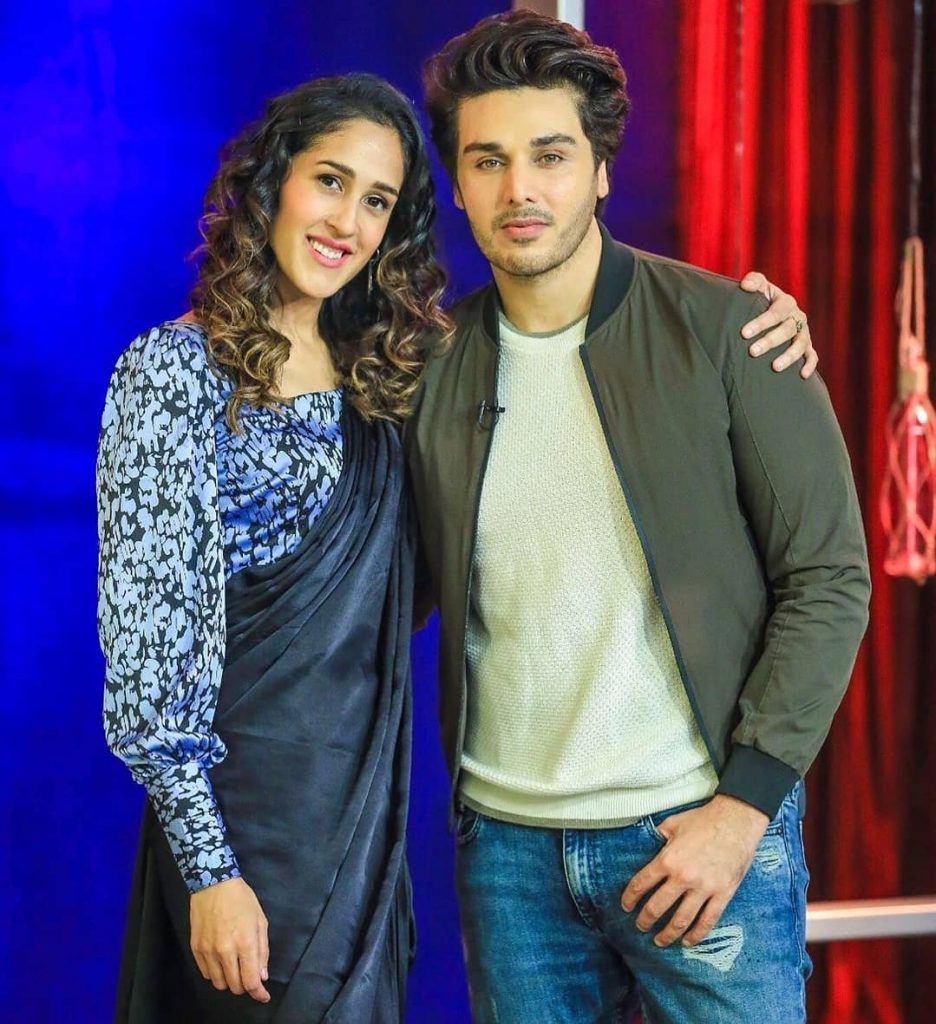 Mira Sethi, Adnan Malik Spotted On The Sets Of Bol Nights