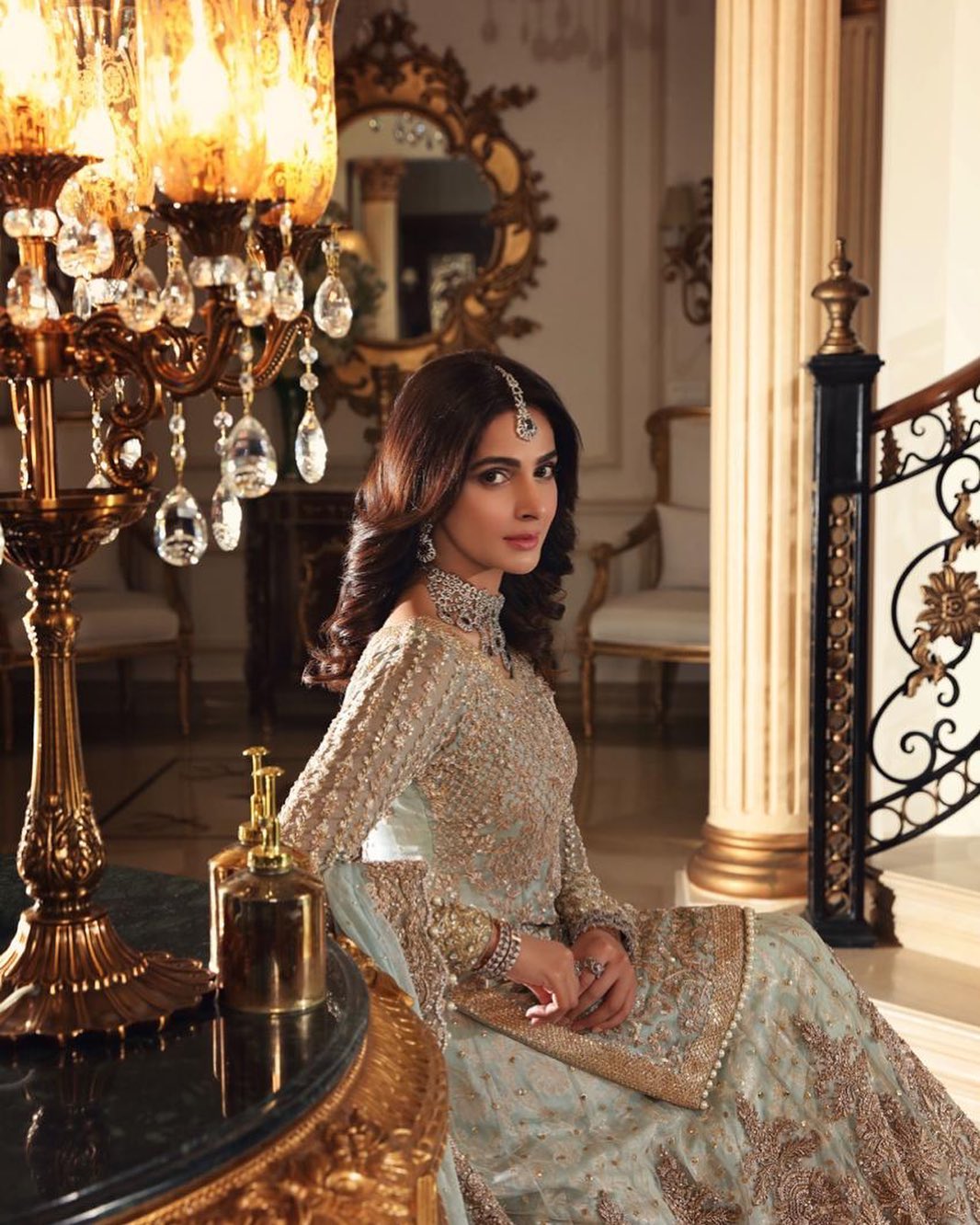 Saba Qamar Latest Bridal Photo Shoot for Aisha Imran