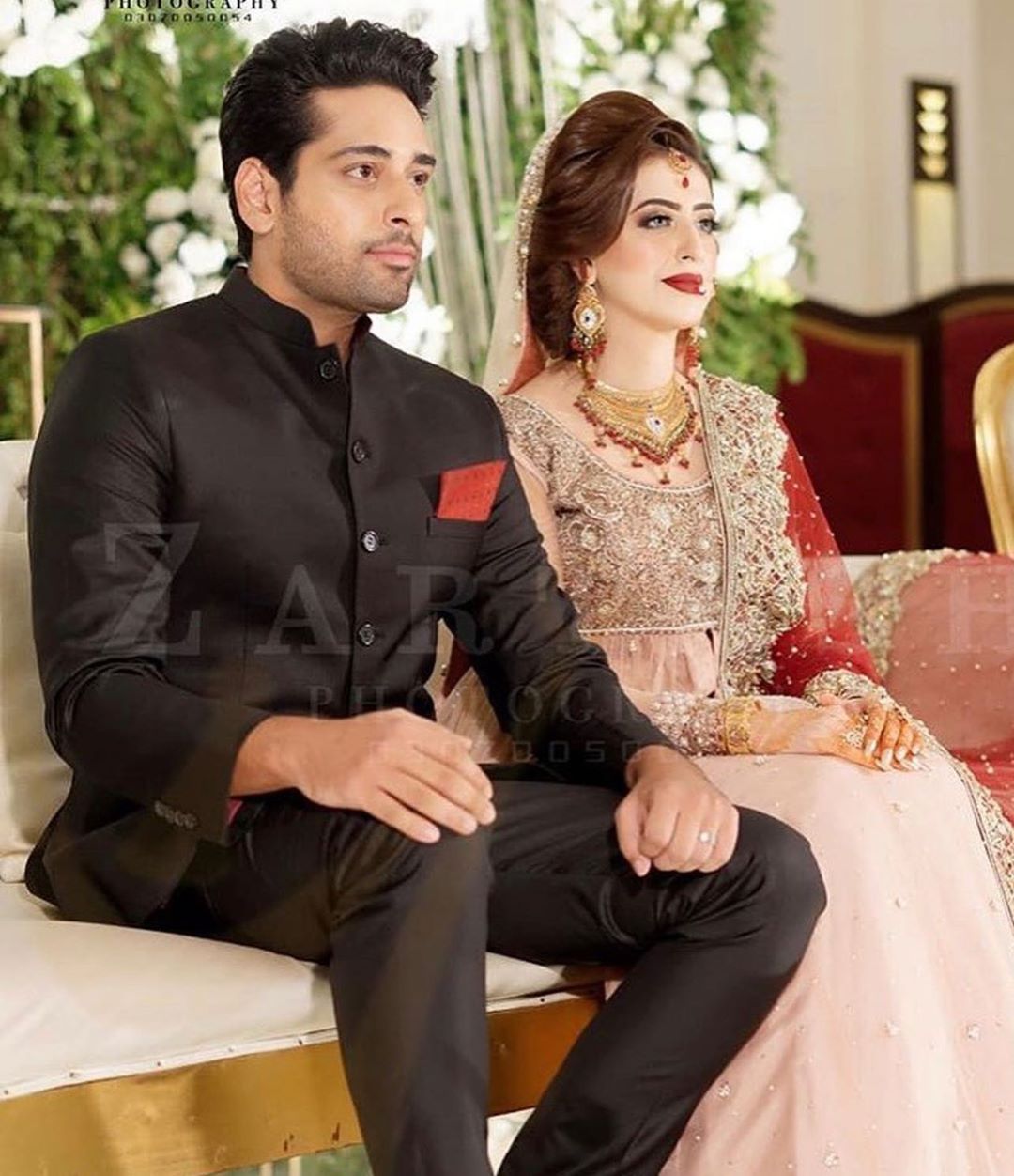 Newly Married Couple Salman Saeed and Aleena Fatima - Adorable Pictures