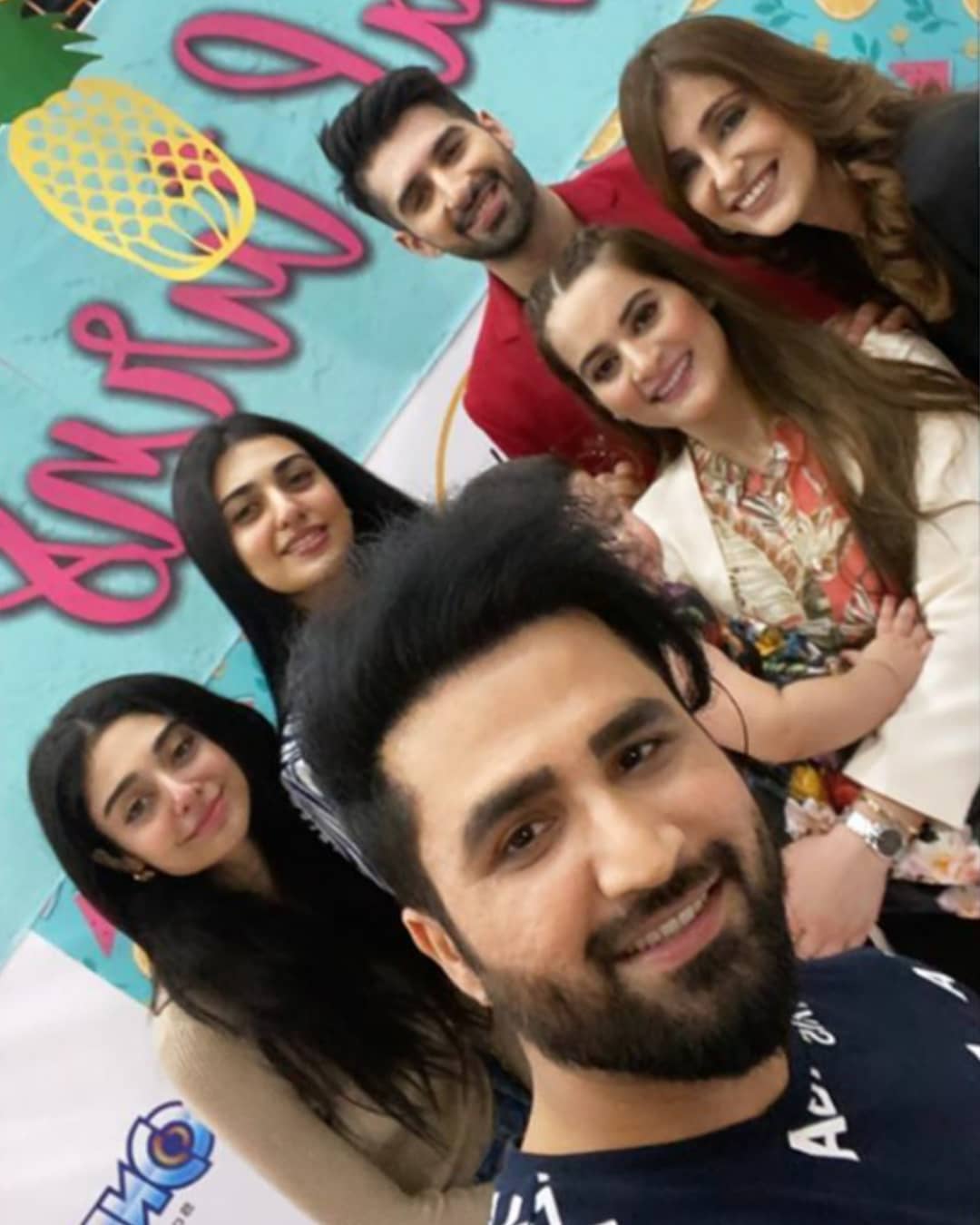Newly Wed Couple Sarah Khan and Falak Shabir Spotted at Amal Muneeb Birthday Party
