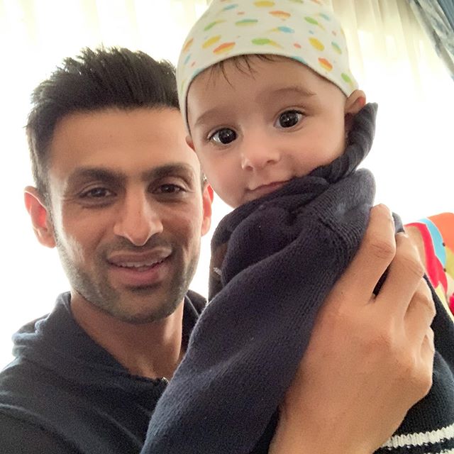 Shoaib Malik Shares Sweet Father-Son Moment