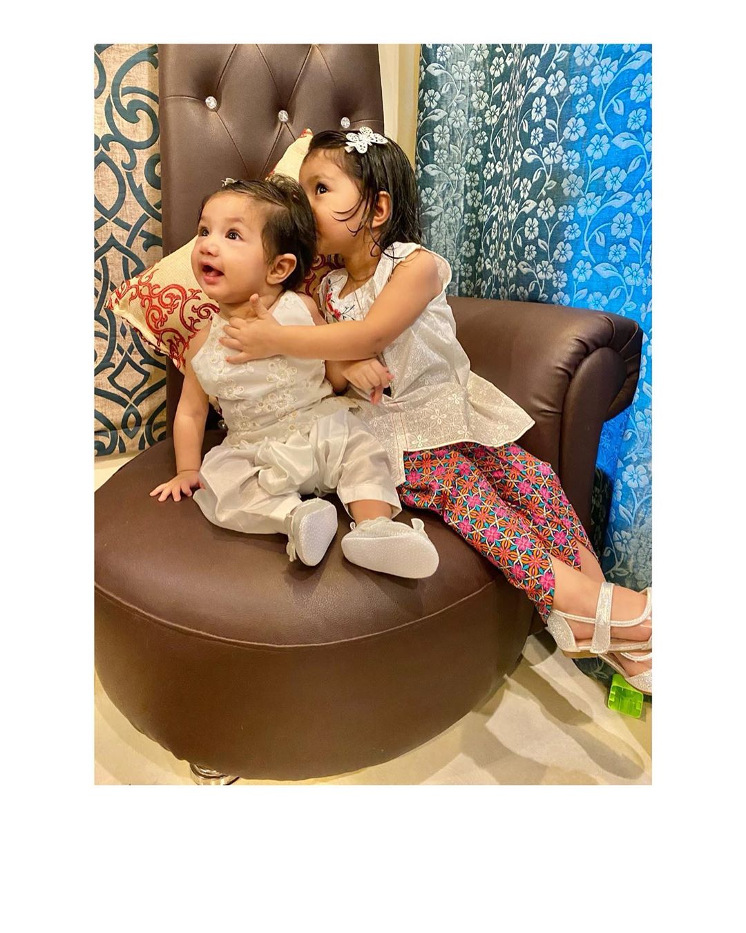 Actress Sidra Batool Latest Clicks with her Cute Daughters