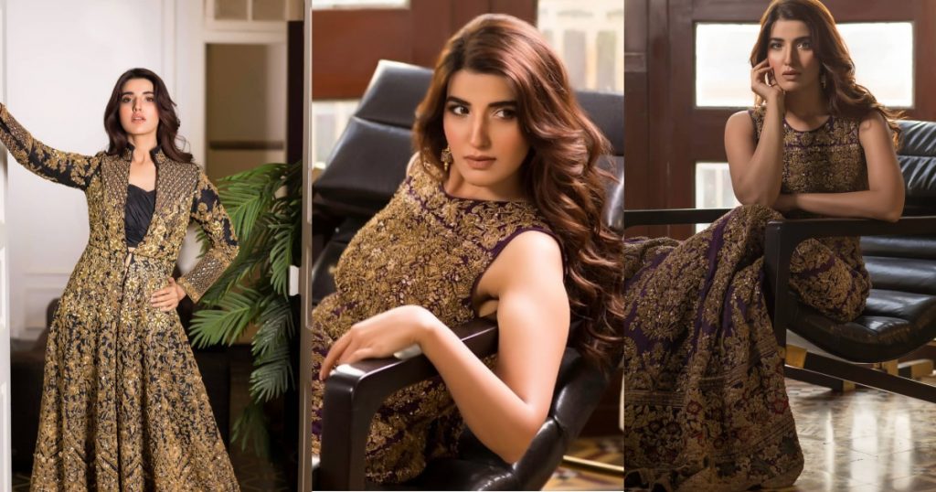 Stunning Hareem Farooq In Bridal Dress By HSY