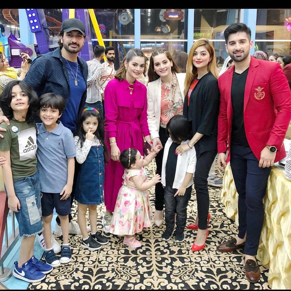 Syed Jibran with his Family at Amal Birthday