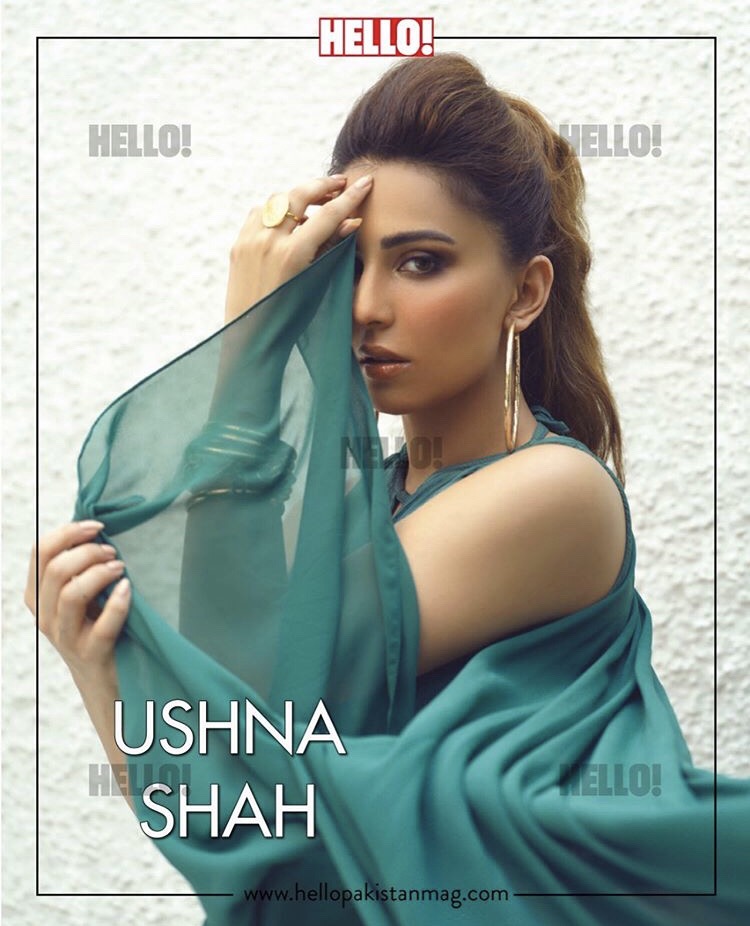 Ushna Shah Latest Photoshoot For Hello Pakistan