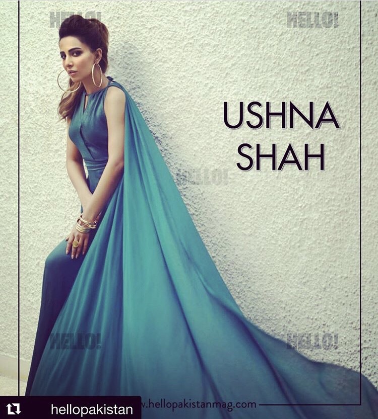 Ushna Shah Latest Photoshoot For Hello Pakistan