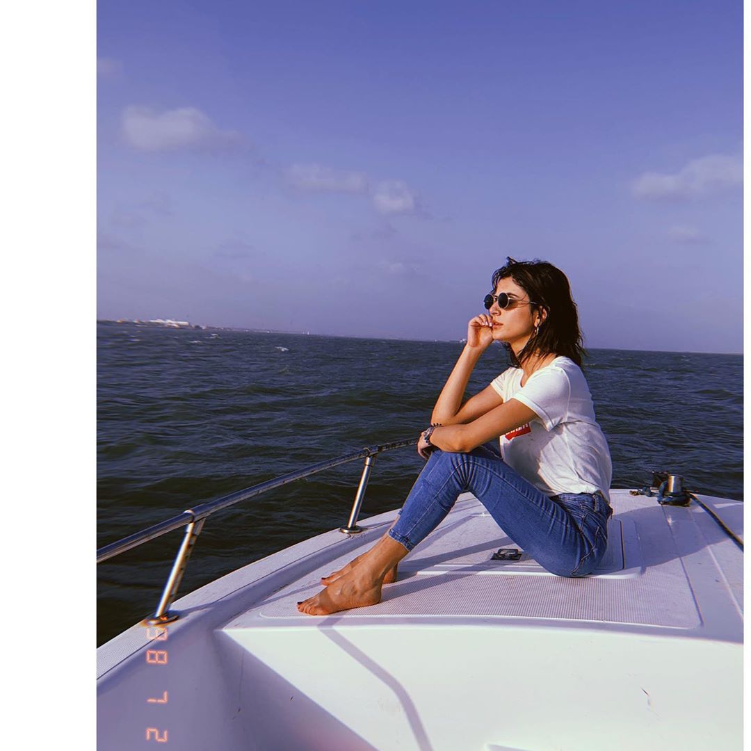 Actress Zubab Rana Beautiful Pictures at Beach